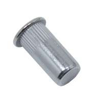 Stainless steel flat head closed rivet nuts insert